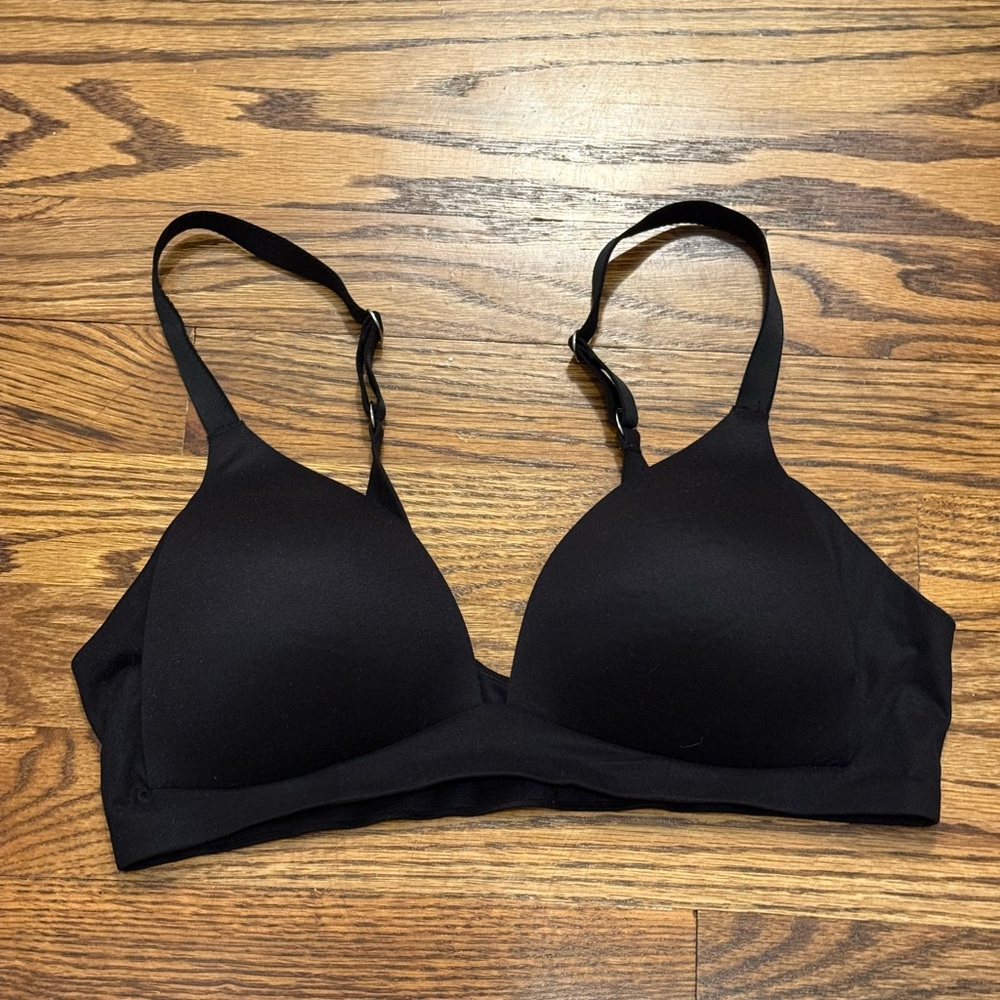 Aerie Real Sunnie Wireless Black Bra